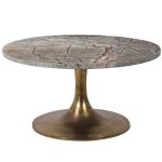 Duarte Gold Glass Coffee Tables - Set of 2 | Living Room | Coffee Tables & Side Tables | The Elms