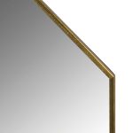 Hexagonal Gold Wall Mirror - 71cm x 71cm | Wall Decor | Mirrors | The Elms