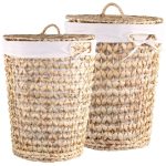 Braided Basket - Set of 2 | Office | Boxes & Baskets | The Elms