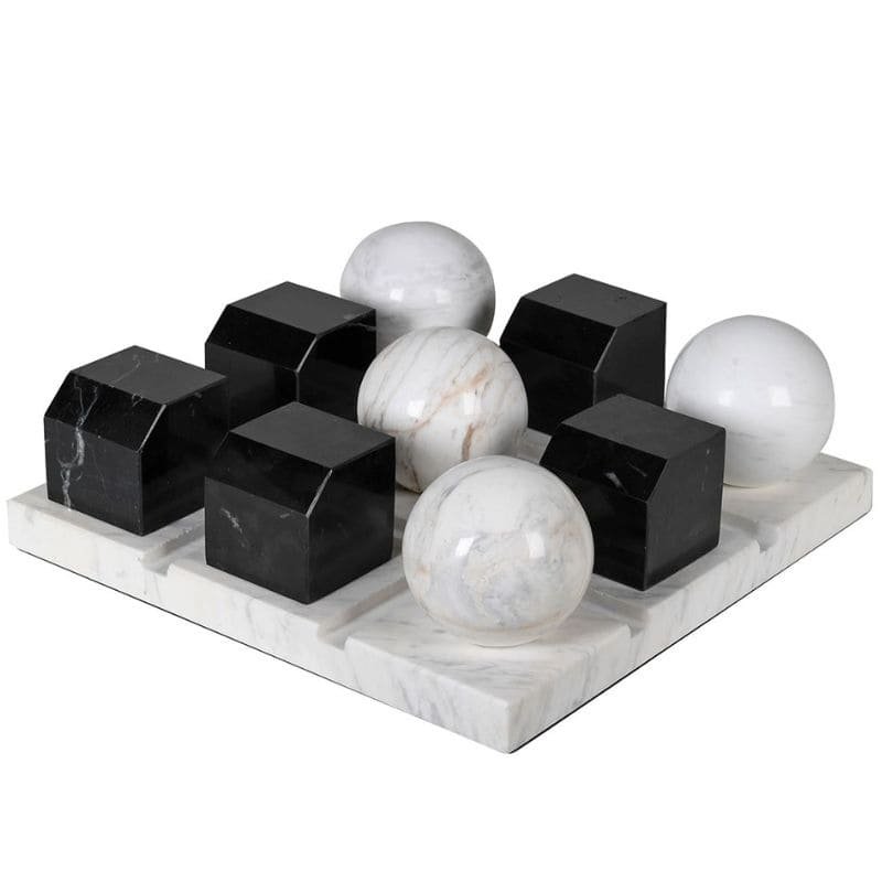 Sphere and Cube Noughts and Crosses - 26cm | Decorative Accessories | Decorative Objects | The Elms