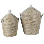 Lidded Baskets - Set of 2 | Office | Boxes & Baskets | The Elms