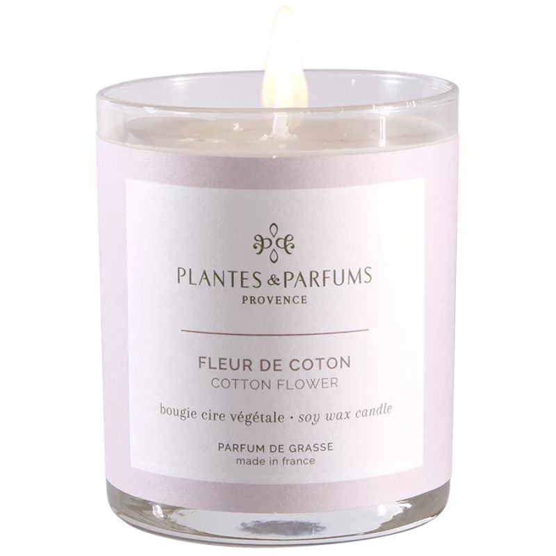 Plantes & Parfums Candle - Cotton Flower | Candles & Diffusers | Candles | The Elms