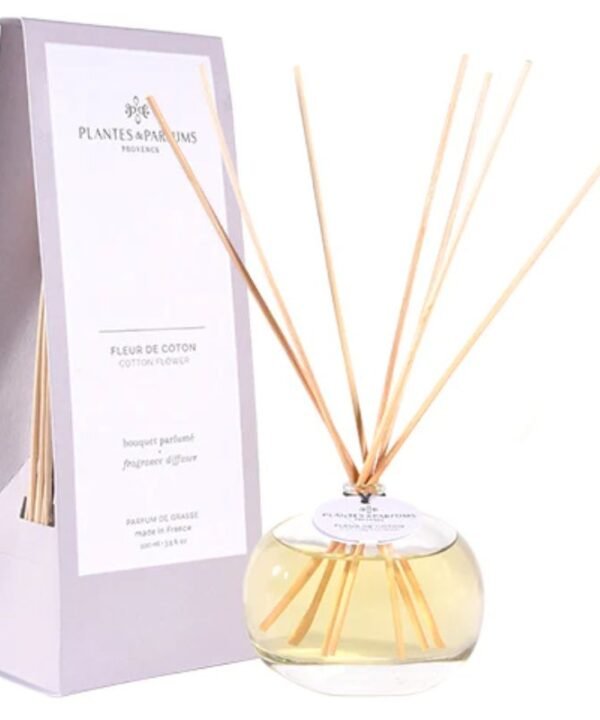Plantes & Parfums Diffuser - Cotton Flower - 100ml | Candles & Diffusers | Diffusers | The Elms