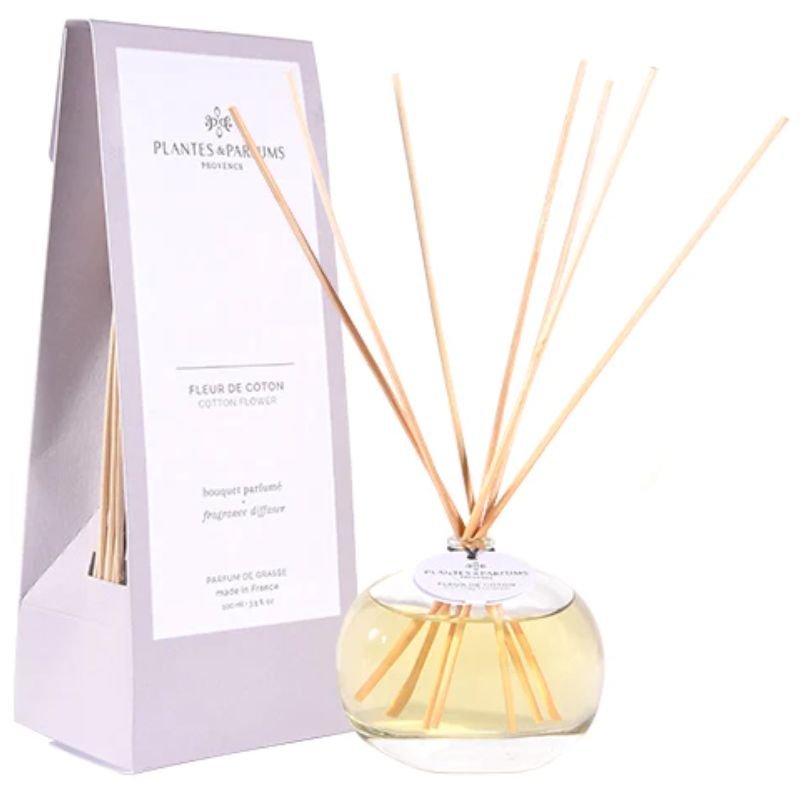 Plantes & Parfums Diffuser - Cotton Flower - 100ml | Candles & Diffusers | Diffusers | The Elms