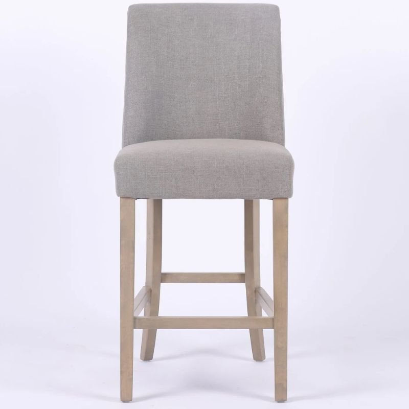 Rosa Sand Linen Counter Stool | Dining Room | Bars & Barstools | The Elms