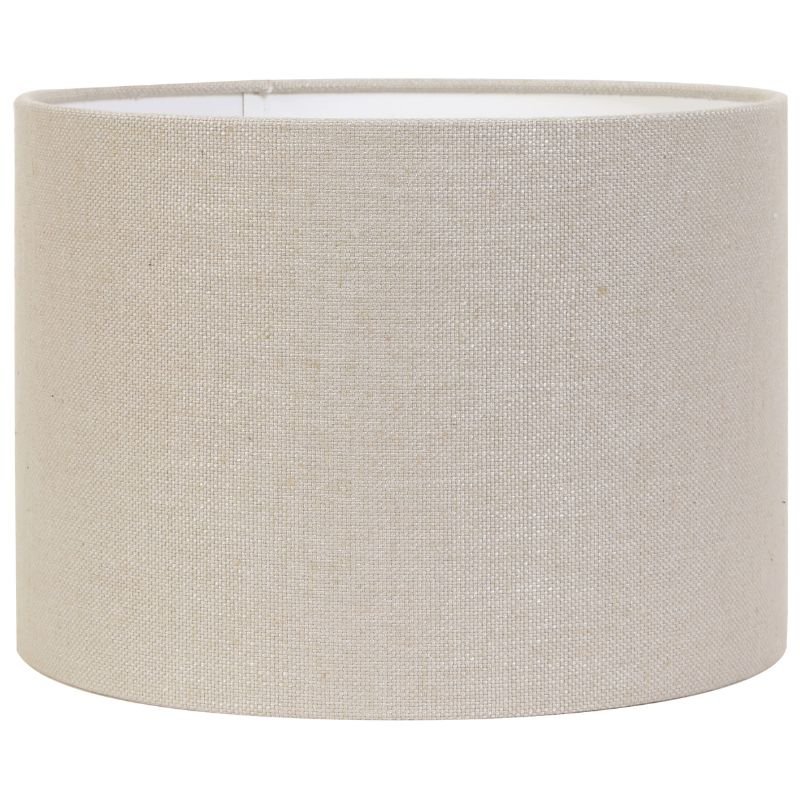 Livigno Light Grey Cylinder Lamp Shade - 30cm | Lighting Accessories | Lamp Shades | The Elms