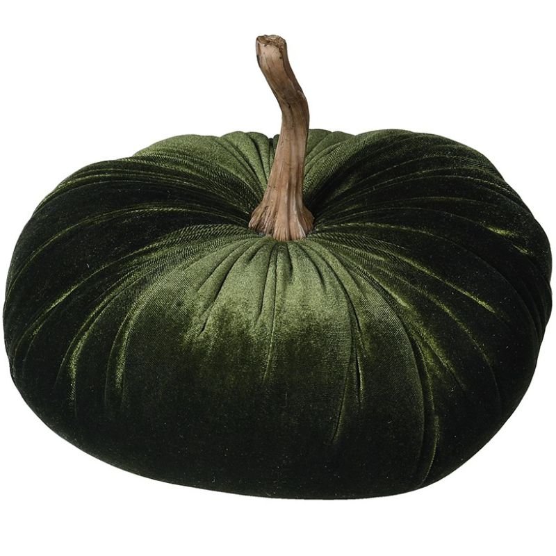 Moss Green Decorative Pumpkin - 30cm | Decorative Accessories | Decorative Objects | The Elms