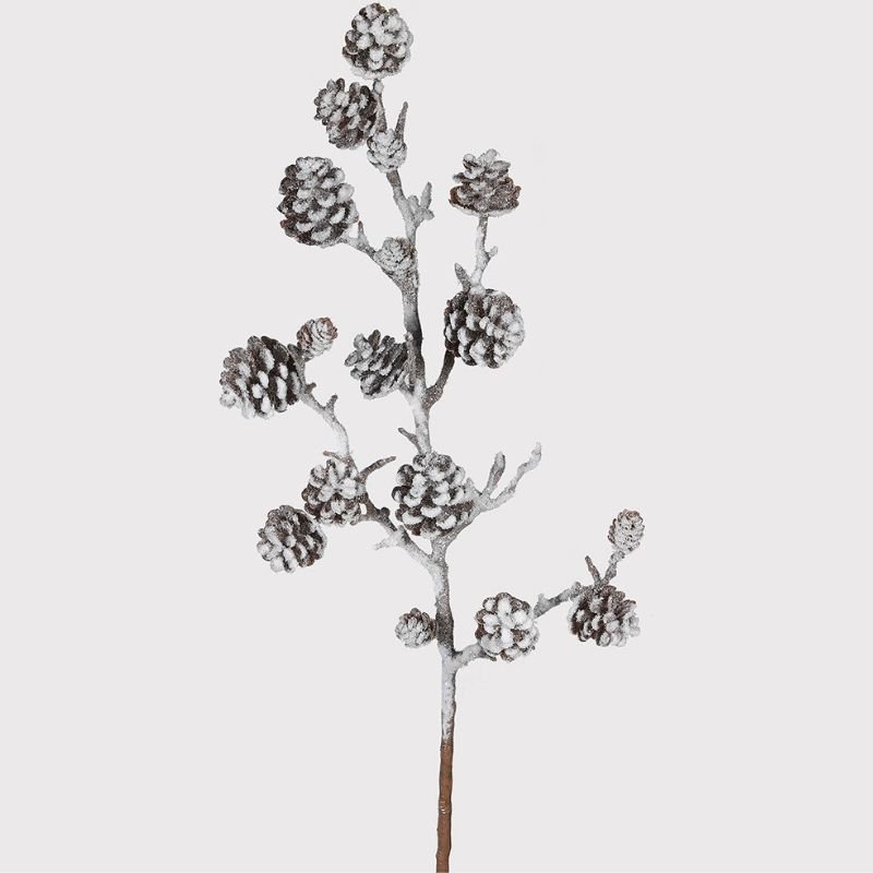 Snowy Pinecone Spray - 111cm | Christmas | Christmas Decorative Accessories | The Elms