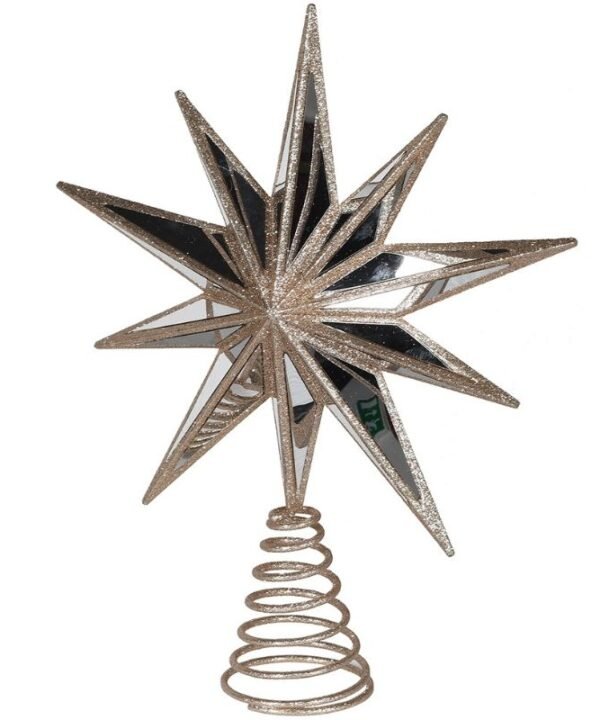 Bronze Star Tree Topper - 30cm | Christmas | Christmas Tree Decorations | The Elms