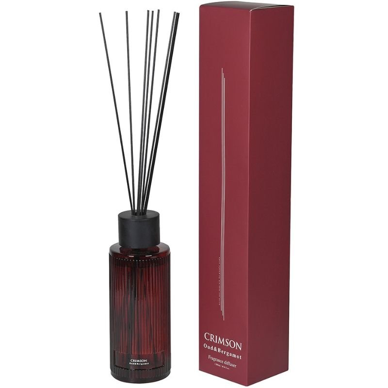 Crimson Oud and Bergamot Reed Diffuser - 1200ml | Christmas | Christmas Candles & Diffusers | The Elms