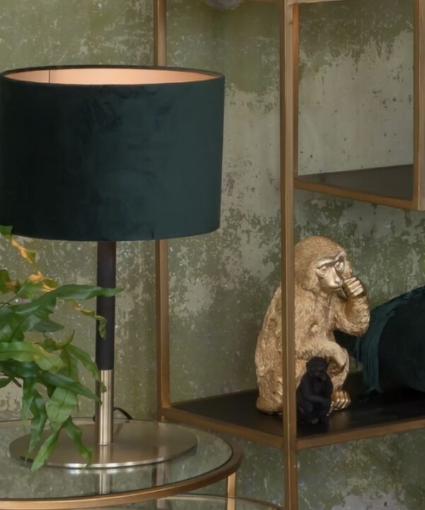 Rodrigo Antique Bronze/Matte Black Table Lamp Base - 37.5cm | Lighting Accessories | Lamp Bases | The Elms