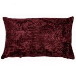 Lepape Aubergine Cushion - 50cm x 30cm | Soft Furnishings | Cushions | The Elms
