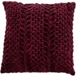 Dunand Aubergine Cushion - 45cm x 45cm | Soft Furnishings | Cushions | The Elms
