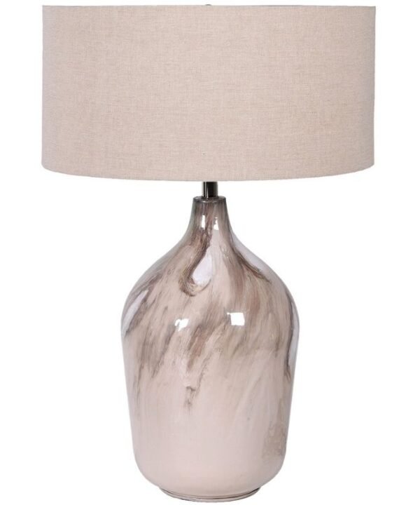 Mystique Table Lamp with Linen Shade - 68cm | Lamps | Table & Desk Lamps | The Elms