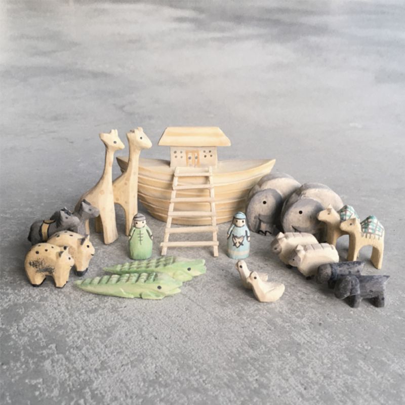 Noah’s Ark Set - 18.5cm x 12cm | Decorative Accessories | Decorative Objects | The Elms