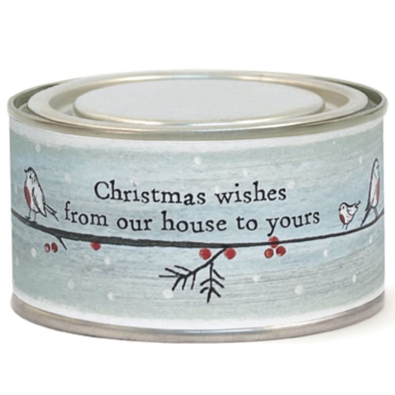 From Our House To Yours Robin Candle - 4.5cm | Christmas | Christmas Candles & Diffusers | The Elms