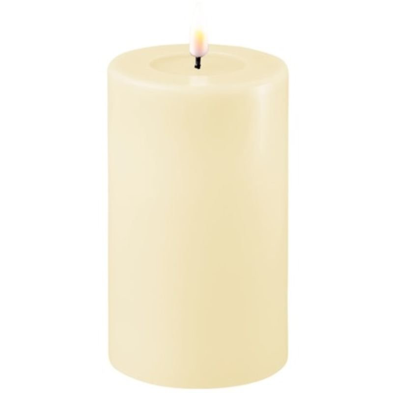 Deluxe Homeart Cream LED Candle - 7.5cm x 12.5cm | Candles & Diffusers | Candles | The Elms