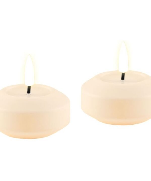 Deluxe Homeart Cream Floating LED Tealight - 6.1cm x 4.5cm | Candles & Diffusers | Candles | The Elms