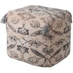 Yavanna Tassel Pouffe - 50cm | Bedroom | Benches & Pouffes | The Elms