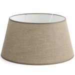LINDRO Natural Cylinder Lamp Shade - 40cm | Lighting Accessories | Lamp Shades | The Elms