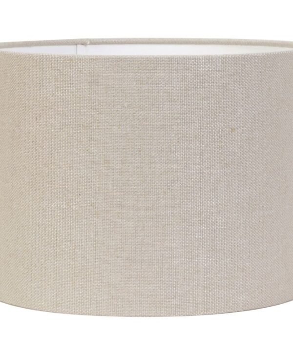 Livigno Light Grey Cylinder Lamp Shade - 25cm | Lighting Accessories | Lamp Shades | The Elms