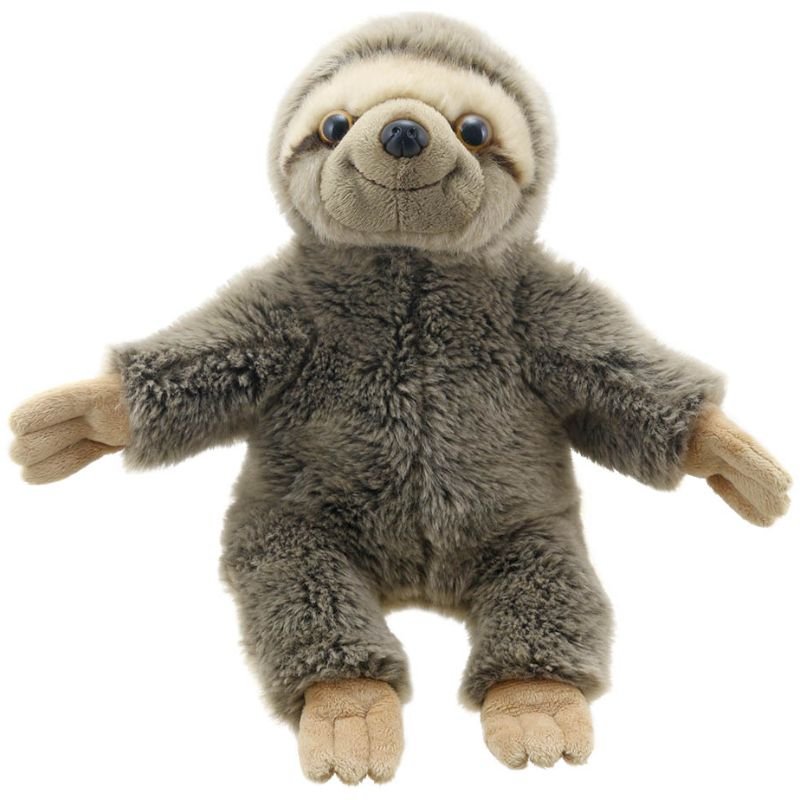 Full-Bodied Sloth Puppet - 33cm | Gifts | Toys | The Elms