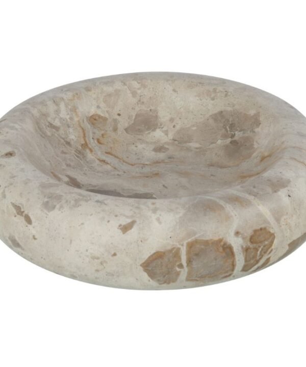 Marble Round Beige Bowl - 25cm | Decorative Accessories | Decorative Objects | The Elms