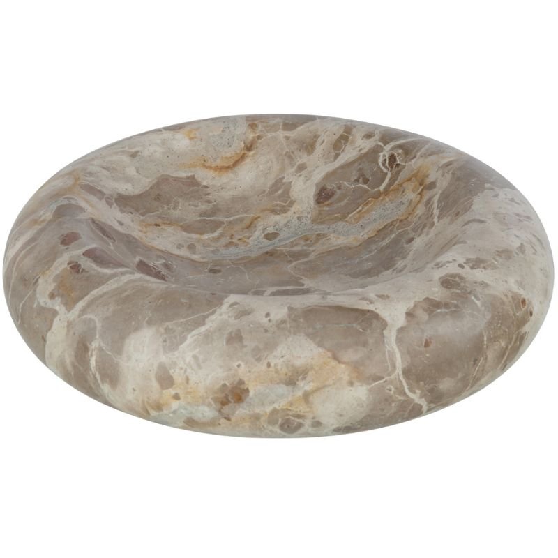 Marble Round Beige Bowl - 25cm | Decorative Accessories | Decorative Objects | The Elms