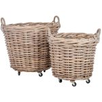 Glenweave Round Baskets with Ear Handles - Set of 3 | Office | Boxes & Baskets | The Elms