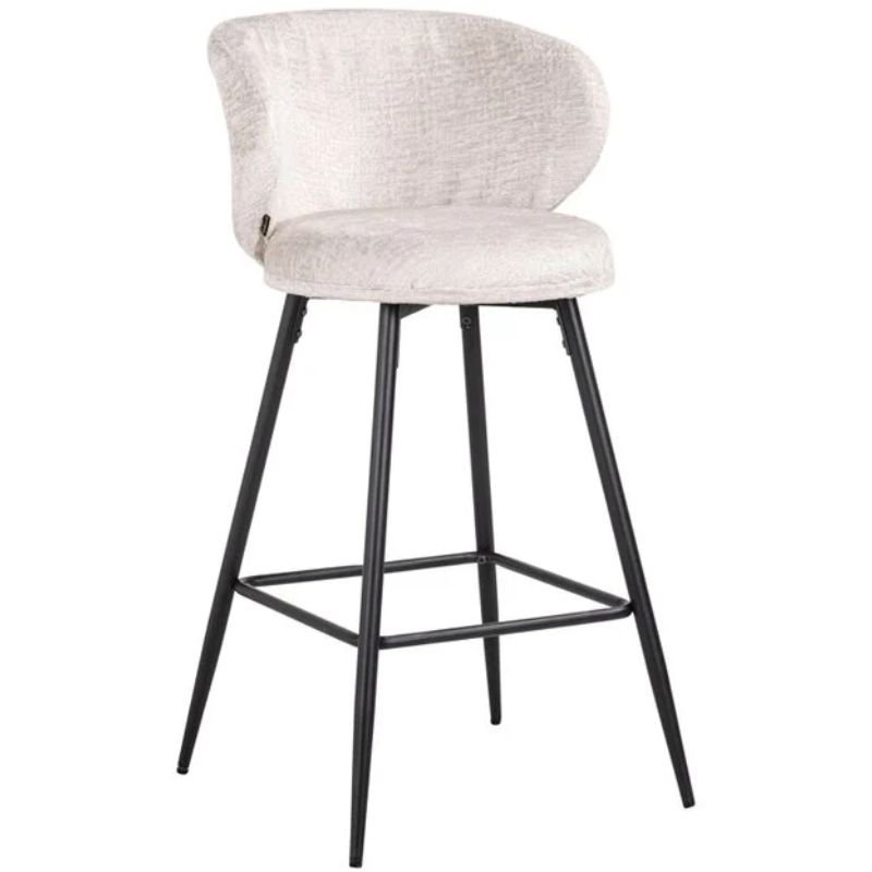 Mimi Cream Fusion Barstool - 44cm | Dining Room | Bars & Barstools | The Elms