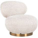 Jace Lovely Cream Swivel Armchair | Living Room | Accent Chairs | The Elms