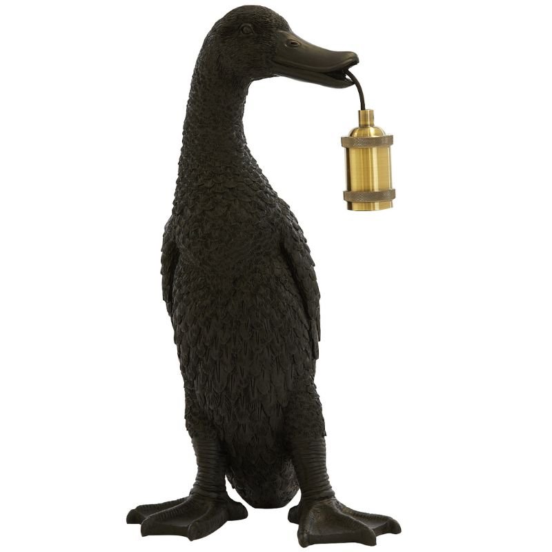 Duck Black Table Lamp - 48.5cm | Lamps | Table & Desk Lamps | The Elms