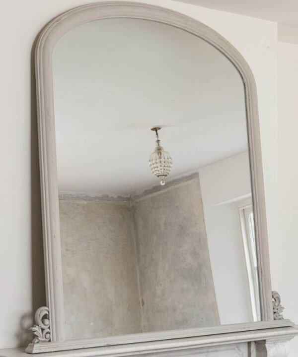 Wilton Ash Overmantle Mirror - 135cm x 138cm | Wall Decor | Mirrors | The Elms