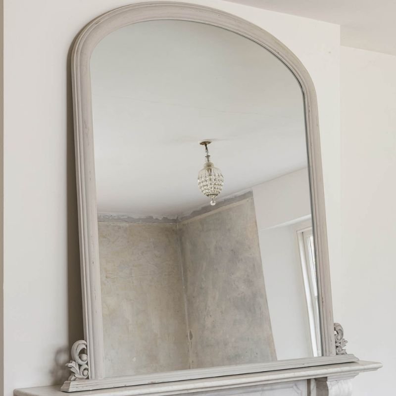 Wilton Ash Overmantle Mirror - 135cm x 138cm | Wall Decor | Mirrors | The Elms