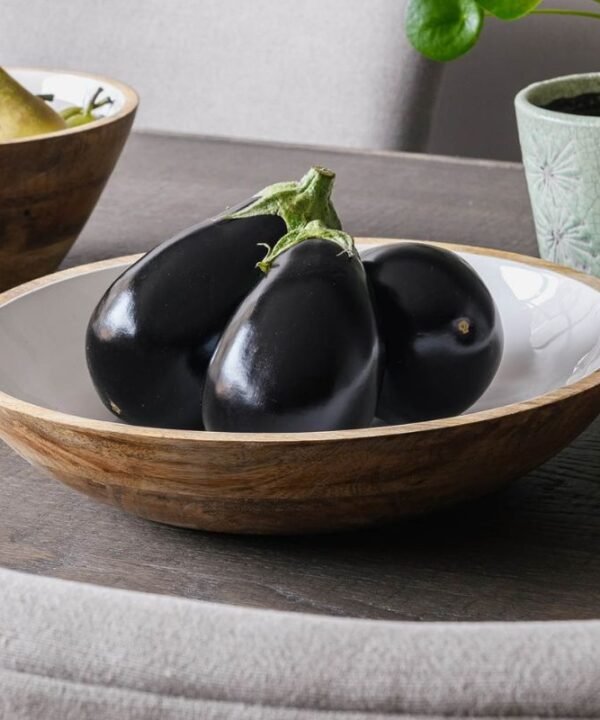 Appleton Wooden Serving Bowl - 36cm | Serveware | Plates & Bowls | The Elms