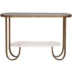 Bicycle Black/Natural Console Table - 185cm x 36cm x 85.5cm | Living Room | Sideboards & Consoles | The Elms