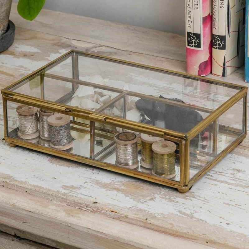 Da Gama Glass Vanity Box - 20cm | Decorative Accessories | Decorative Objects | The Elms