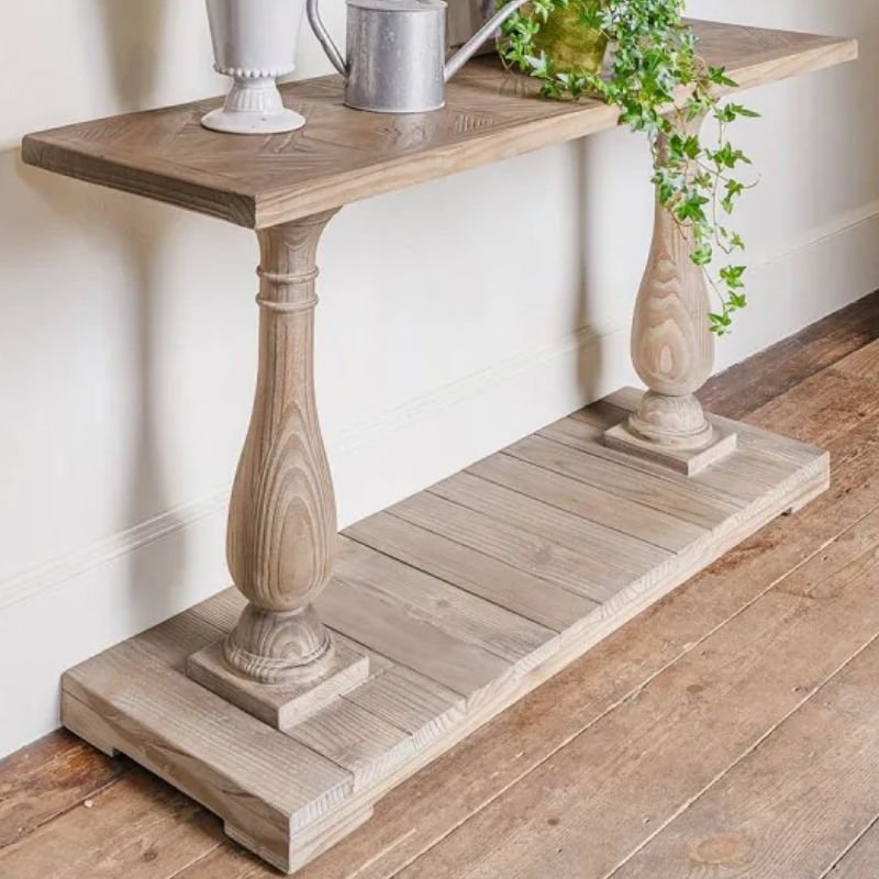 Lulworth Console Table - 145cm x 40cm x 75cm | Living Room | Sideboards & Consoles | The Elms