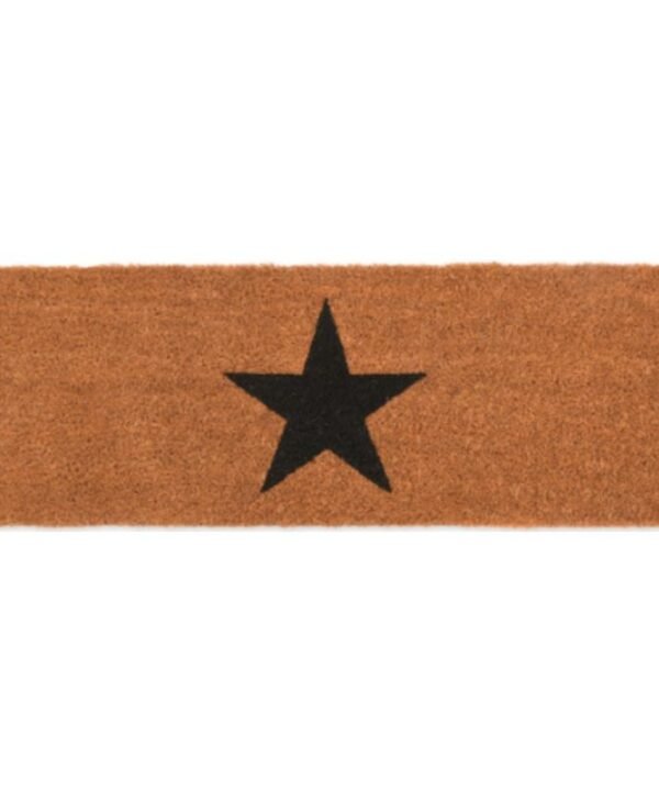 Top Step Star Natural Doormat - 75cm x 25cm | Outdoor Living | Garden Accessories | The Elms