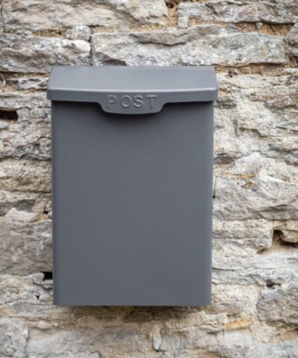Shipton Charcoal Post Box - 29cm x 40cm | Outdoor Living | Garden Accessories | The Elms