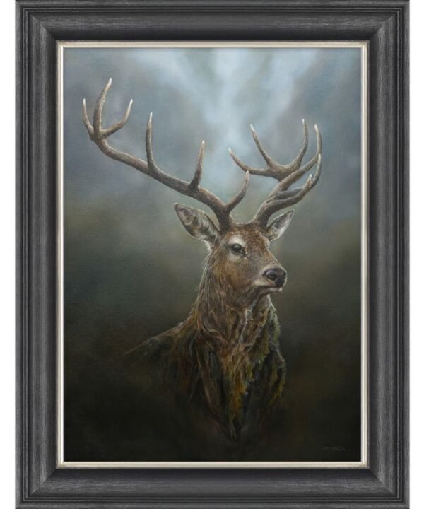 Royal Stag Wall Art - 90cm x 116cm | Wall Decor | Wall Art | The Elms