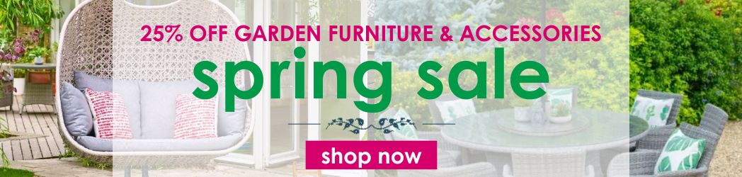 25 Off Garden Furniture Spring Sale Desktop Homepage Header