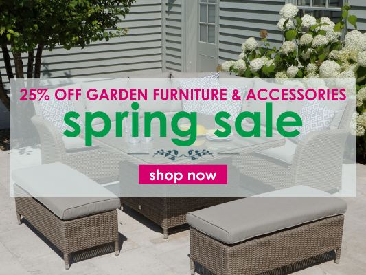 25 Off Garden Furniture Spring Sale Mobile Homepage Header