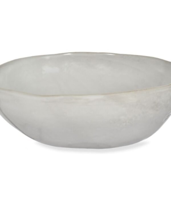 Ithaca White Salad Bowl - 33cm | Serveware | Plates & Bowls | The Elms