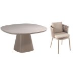 Romero Table with Mendoza Chairs Garden Set - 6 Seat | Outdoor Living | Garden Sets | The Elms