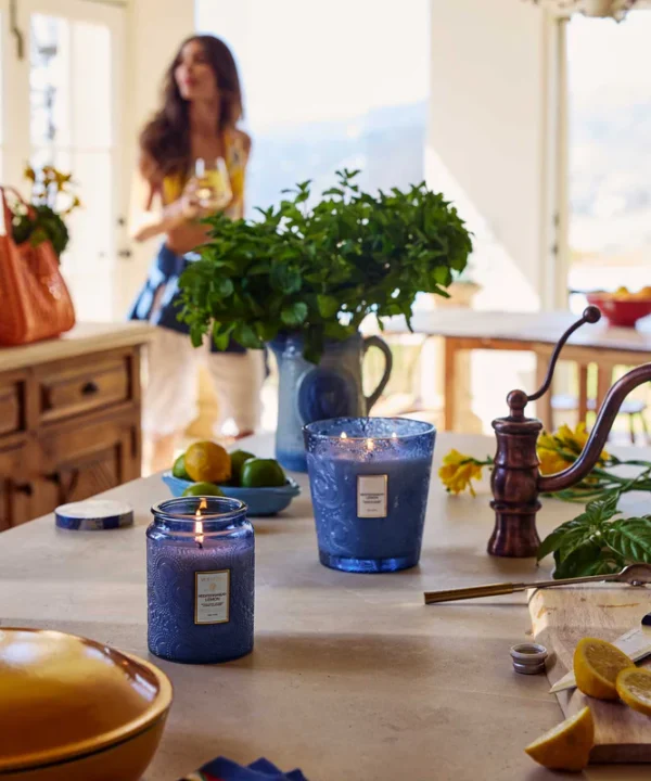 Mediterranean Lemon Candle Jar Large - Image 2