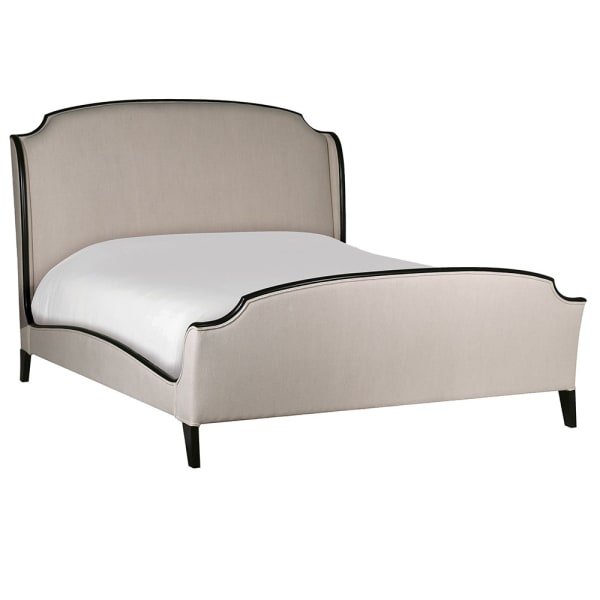Kensington Black Upholstered 6ft Super King-size Bed