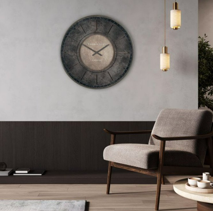Florentine Smoke Wall Clock
